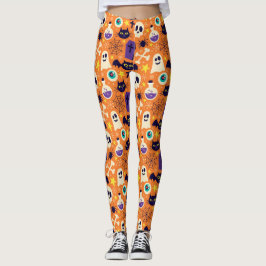 Leggings Murciélagos y cráneos