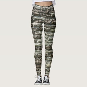 Leggings Muro de ladrillo antiguo: Textura angustiada