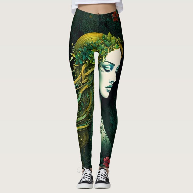 Leggings Musa de bosque (Anverso)