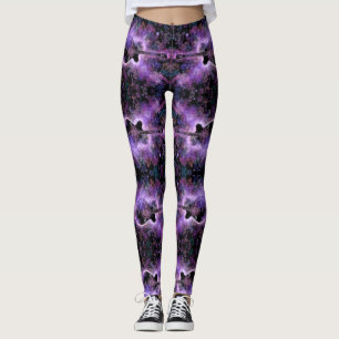 Leggings Música de guitarra romántica - Espacio asombroso