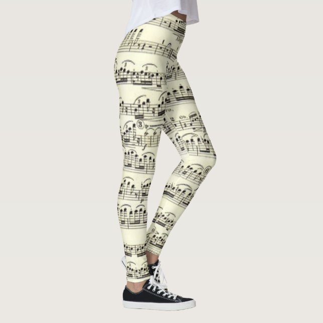 Leggings Música de hoja (Derecha)