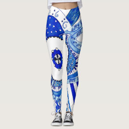 Leggings Música de los azules
