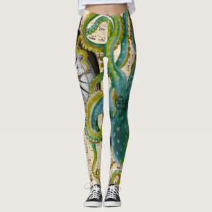 Leggings Música del compás de los tentáculos del pulpo