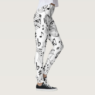 Leggings Música, notas musicales
