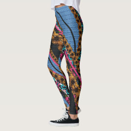 Leggings MVB Textil Resumen Piezas Creativas.