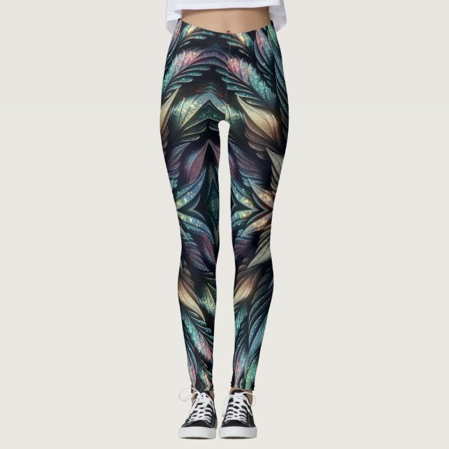 Leggings Mythical Feathers (Anverso)