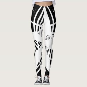 LEGGINGS N-VII [BLK/WHT]