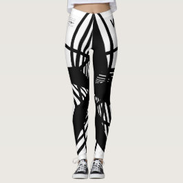 LEGGINGS N-VII [WHT/BLK]