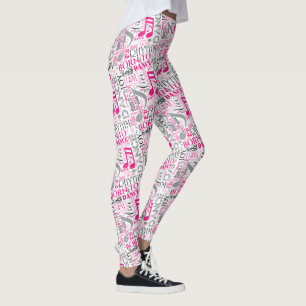 Leggings Nacido en Dance Rosa/Negro ID277