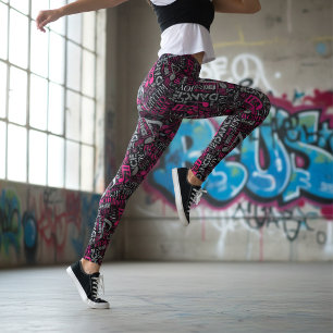 Leggings Nacido para Bailar Rosa/Blanco ID277