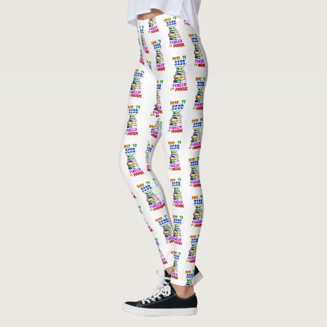 Leggings Nacido Para Leer Forzado A Trabajar (Izquierda)