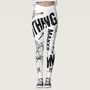 Leggings NADA TIENE SENTIDO   Declaración Anti Diseño Bruta