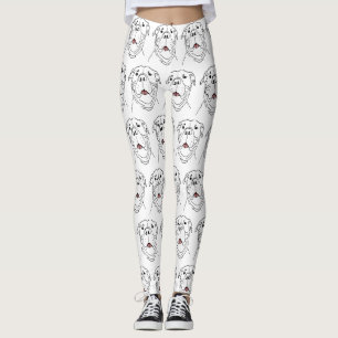 Leggings Nadie sonríe como arte divertido de Bulldog