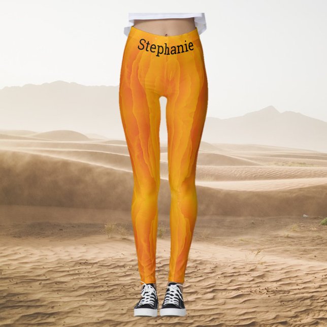 Leggings Naranja colorido y amarillo (Subido por el creador)