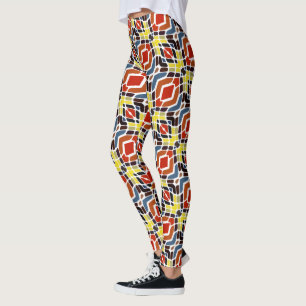 Leggings Naranja de cadera Marrón Rojo Amarillo Azul Triba