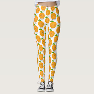 Leggings Naranja de danza dulce cítricos