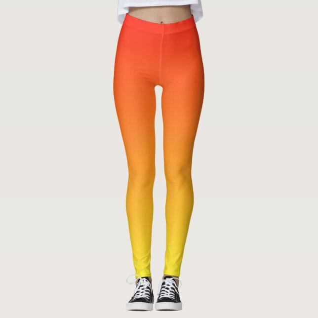 Leggings Naranja Guay Cute and Fun Gradiente Sunrise (Anverso)