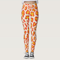 Naranja Leopard Print