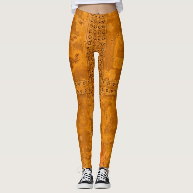 Leggings naranja oro oxidado viejo metalizado (Anverso)