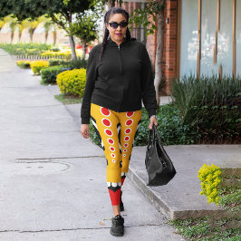 Leggings Naranja Rojo Tiki