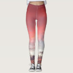 Leggings Naranja rosa nubes blancas atardecer foto elegante<br><div class="desc">¡Sé un protagonista en estas magníficas leggencias fotográficas de una brillante puesta de sol rosa, púrpura, naranja y blanca! Trabajar, hacer recados, o simplemente pasar el rato. Tan único que nunca tendrás que preocuparte por las copias! Añada una sólida tapa negra para lo último en sofisticación casual. También ofrezco personalización...</div>