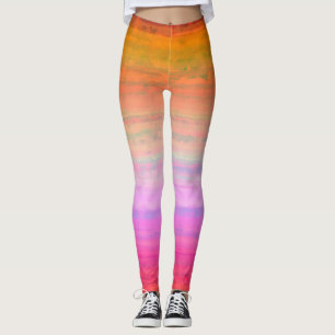 Leggings Naranja Rosa Ombre
