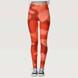 Leggings Naranja Soda Monocolor Camo