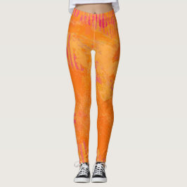 Leggings Naranja Tiger