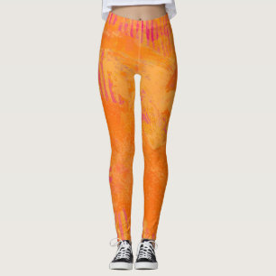 Leggings Naranja Tiger