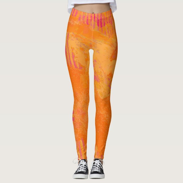 Leggings Naranja Tiger (Anverso)