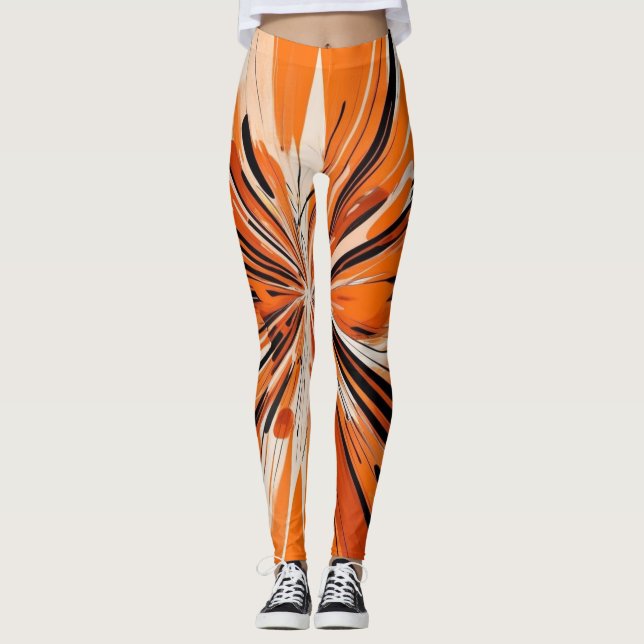 Leggings Naranja vibrante (Anverso)