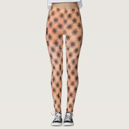 Leggings naranja y Black Modern