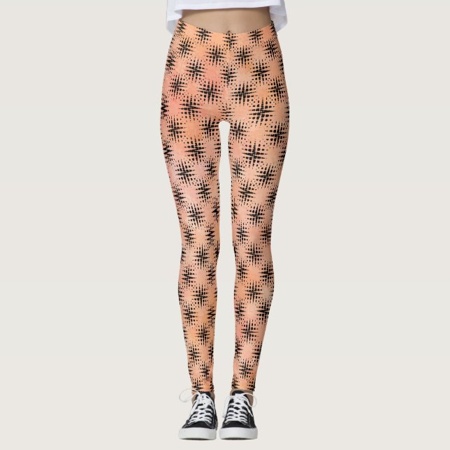 Leggings naranja y Black Modern (Anverso)