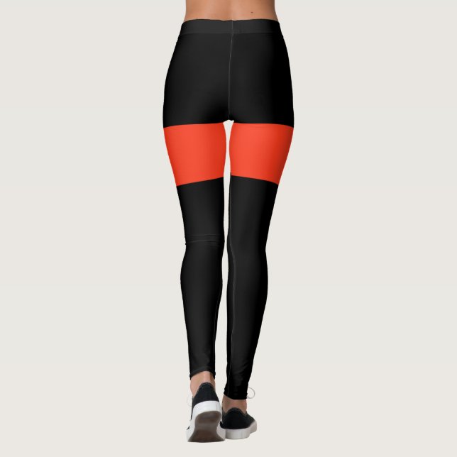 leggings naranja y negro (Reverso)