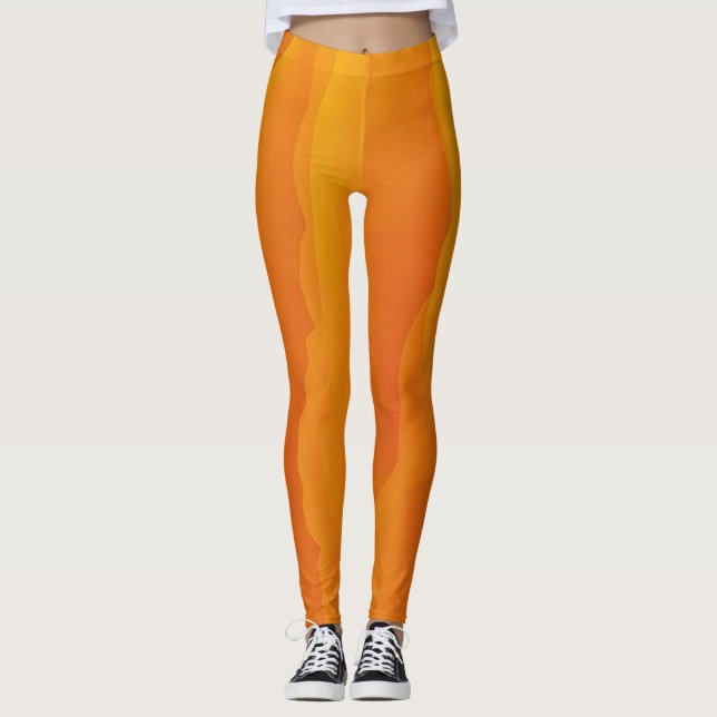 Leggings Naranja | Zazzle_Growshop. (Anverso)
