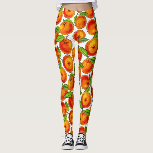 Leggings Naranjas (Anverso)