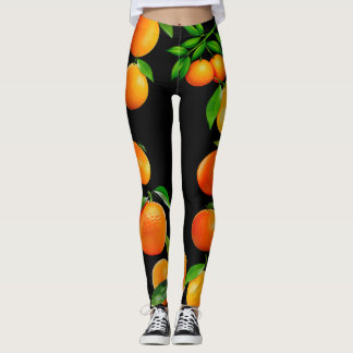 Leggings Naranjas besados por el sol