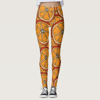 Leggings Naranjas de mano arrastrada: sin inconvenientes