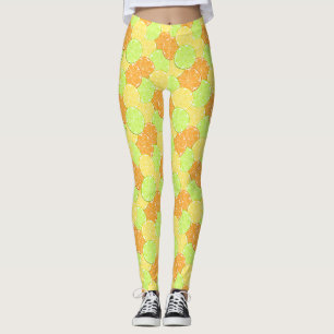 Leggings naranjas limones lima fruta cítricos naturaleza fr