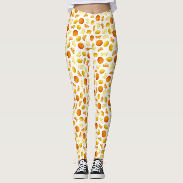 Leggings Naranjas y Lemones (Anverso)