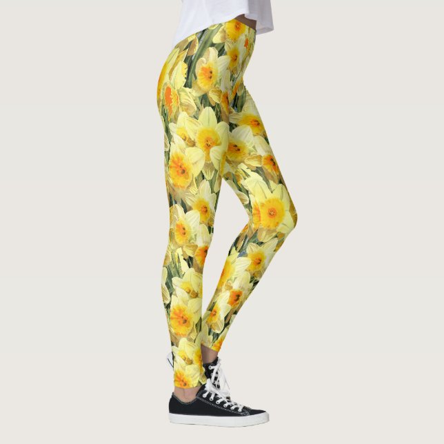 Leggings Narciso amarillo floral (Derecha)