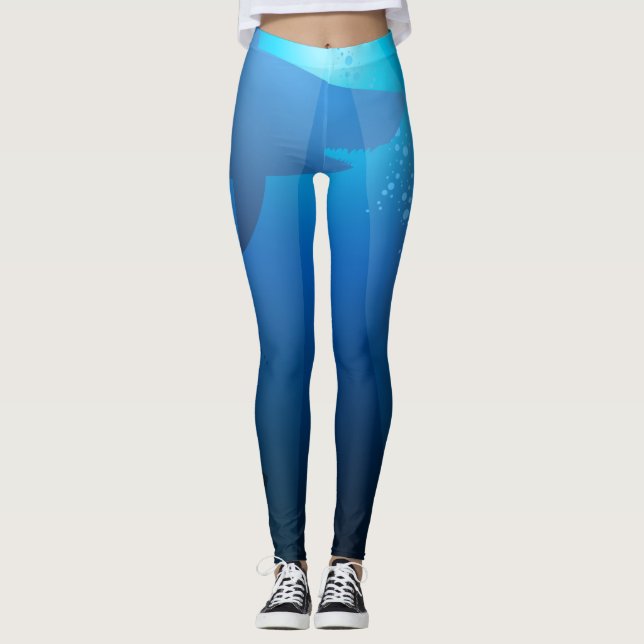Leggings Natación de tiburones (Anverso)