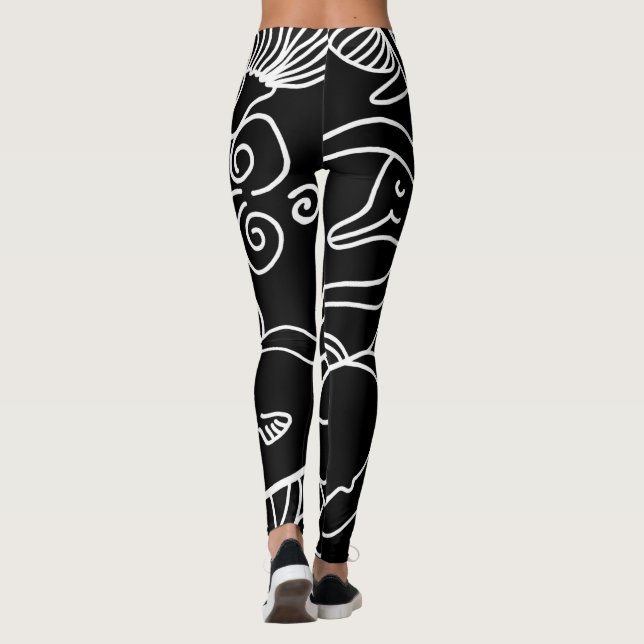 Leggings Natación nocturna (Reverso)