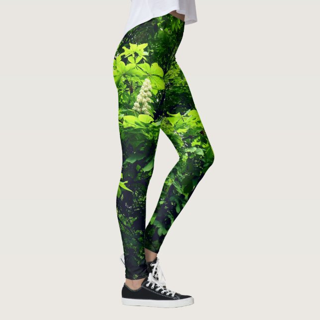 Leggings Natur pur grün Baum Pflanzen (Derecha)