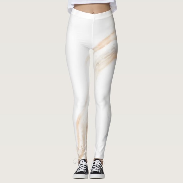 Leggings Naturaleza abstracta de la textura de mármol (Anverso)