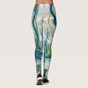Leggings Naturaleza de impresión 3D
