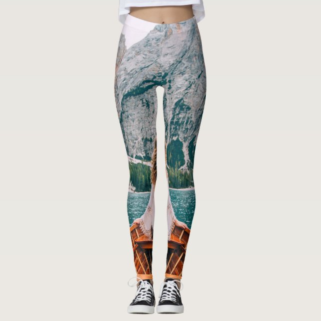 Leggings Naturaleza del lago alpino de Silhouette (Anverso)