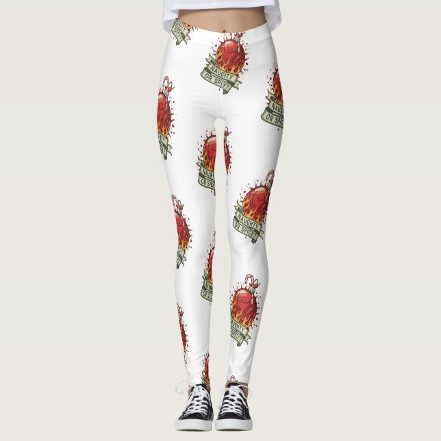 Leggings Naughty or Spicy Design (Anverso)