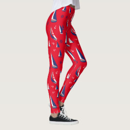 Leggings Náutica Náutica Patrón Aventura Navegante Oceánica