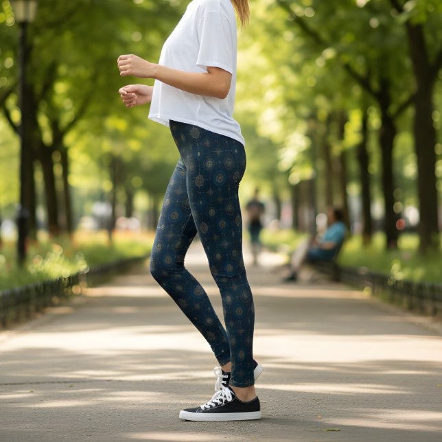 Leggings Nautical Compass Rose (Subido por el creador)